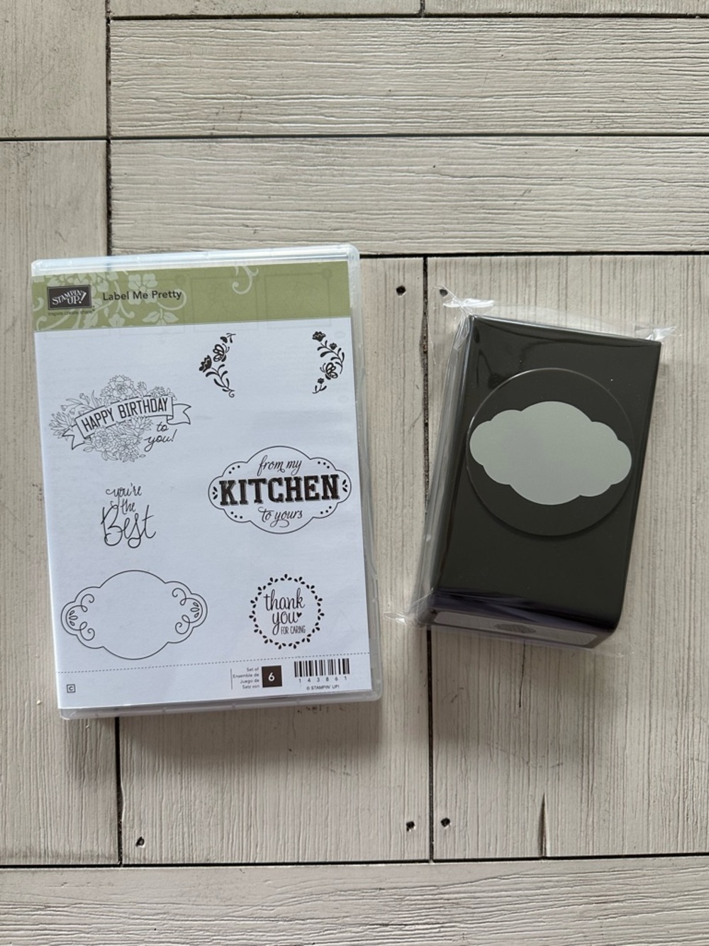 Stampin’ Up! Label me Pretty Stamp Set + Frame Punch